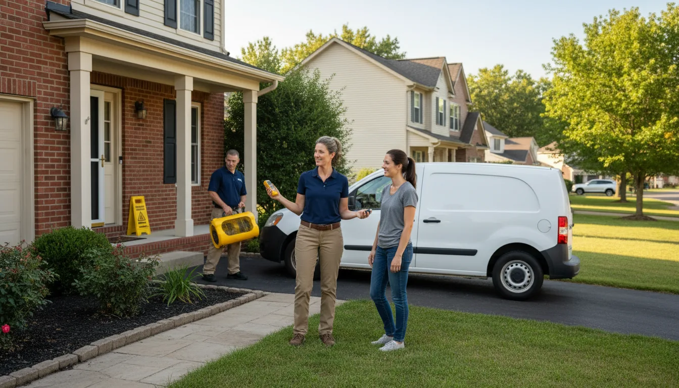 Residential water damage restoration in Fort Lupton, CO